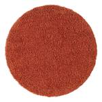 Tappeto a pelo lungo Shaggy Shag II Polipropilene / Cotone - Terracotta - Diametro: 120 cm