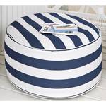 Pouf Air Sit III (gonflable) Polyester - Bleu / Blanc