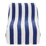 Ligstoel Air Lounge III (opblaasbaar) polyester - blauw/wit