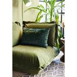 Housse de coussin Stitched Artdeco Polyester - Vert