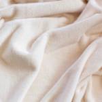 Plaid Natural Fur Polyester - Creme