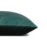 Housse de coussin Ribbed Leaves Polyester / Lin - Vert