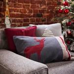 Federa per cuscino Reindeer Cotone - Rosso