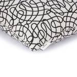 Kissenbezug Glamour Curves Polyester / Baumwolle - Schwarz / Weiß