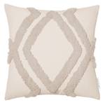 Housse de coussin Fluffy Rhombus Polyester / Coton - Beige