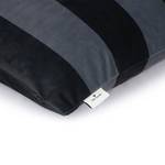 Kussensloop Colour Block polyester - Zwart/grijs
