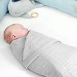 Baby Musselindecke L Nordic Grau