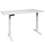 Bureau Unieux VI (Hauteur réglable) - Blanc mat - Largeur : 120 cm - Blanc