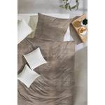 Parure de lit en satin mako Skin Satin mako - Marron - 135 x 200 cm + oreiller 80 x 80 cm