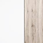 Kast Ballito wit/zandkleurige eikenhouten look - Breedte: 118 cm