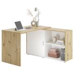 Bureau avec rangements Valley Imitation chêne Artisan / Blanc