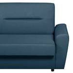 Schlafsofa Muleby (3-Sitzer) Flachgewebe - Webstoff Saba: Marineblau - Mit Schlaffunktion