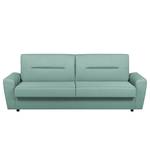 Schlafsofa Muleby (3-Sitzer) Flachgewebe - Webstoff Saba: Babyblau - Mit Schlaffunktion