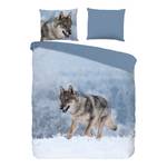 Beddengoed Snow Wolf katoen - meerdere kleuren - 140x200/220cm + kussen 70x60cm