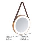 Miroir LED Usini Miroir en verre - Marron