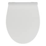 Siège WC premium LED Aqua Acier inoxydable - Blanc