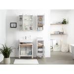 Armoire de toilette Tiberio Avec éclairage intégré - Blanc - Largeur : 65 cm