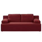 Canapé convertible Corris Microfibre - Microfibre Loek: Bordeaux