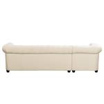 Ecksofa Dormir Webstoff Sogol: Creme - Breite: 265 cm - Ottomane davorstehend links