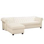 Ecksofa Dormir Webstoff Sogol: Creme - Breite: 265 cm - Ottomane davorstehend links