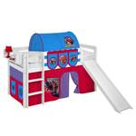 Hochbett Jelle Spiderman 90 x 190cm - Mit Leiter - Mit Rutsche