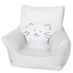 Pouf per bambini Gatto Lilli Grigio - Altro - Tessile - 34 x 42 x 51 cm