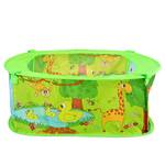 Piscina con palline Zoo Verde - Materiale sintetico - 80 x 80 x 30 cm