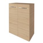 Lage kast B.Style Lichte eikenhouten look - Breedte: 60 cm - Beide zijden monteerbaar