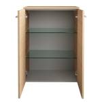 Lage kast B.Style Lichte eikenhouten look - Breedte: 60 cm - Beide zijden monteerbaar