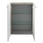 Lage kast B.Style Wit/Grijze eikenhouten look - Breedte: 60 cm - Beide zijden monteerbaar