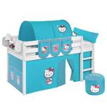 Hochbett Jelle Hello Kitty Türkis - 90 x 190cm - Mit Leiter