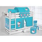 Stapelbed Jelle Hello Kitty Turquoise - 90 x 200cm