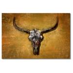 Canvas Texas Buffalo linnen/massief sparrenhout - bruin/zwart