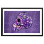 Canvas Purple Death Legno massello di abete - Lilla