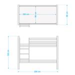 Stapelbed Jelle Toverfee 90 x 200cm