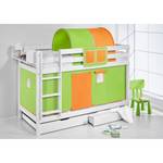 Stapelbed Jelle Colours Groen/oranje - 90 x 190cm