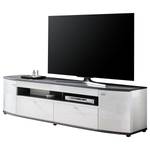 Tv-meubel Intento II hoogglans wit/antracietkleurig - Hoogglans wit/antracietkleurig