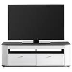 Tv-meubel Intento I hoogglans wit/antracietkleurig - Hoogglans wit/antracietkleurig
