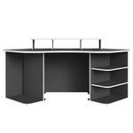 Bureau d’angle Crosswoods I Anthracite / Blanc