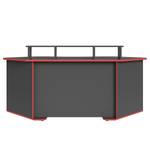 Hoekbureau Crosswoods I Antracietkleurig/rood