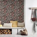 Papier peint Floral Impression I Intissé - Marron