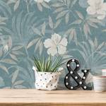 Vliesbehang Bloemen Cuba Vlies - Blauw