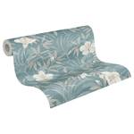 Vliesbehang Bloemen Cuba Vlies - Blauw