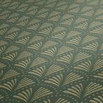 Fotomurale Art Deco I Tessuto non tessuto - Verde/Color oro