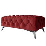 Gestoffeerde hocker Laviva I fluweel - Velours Ravi: Bordeaux - Breedte: 120 cm