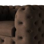 Fauteuil Laviva I Microfibre - Microfibre Priya: Marron foncé