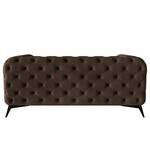 Canapé Laviva I (2 places) Microfibre - Microfibre Priya: Marron foncé