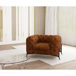 Fauteuil Laviva II Microfibre - Microfibre Priya: Cognac