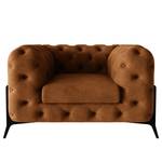 Fauteuil Laviva II Microfibre - Microfibre Priya: Cognac