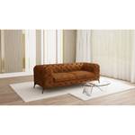 Canapé Laviva II (2-3 places) Microfibre - Microfibre Priya: Cognac